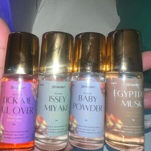 Jehan Roll-On Body Oil Set